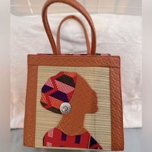African Queen Shoulder Bag - Strawberry